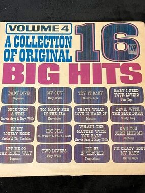 ❌SOLD 
16 Big Hits Volume 4 Vintage